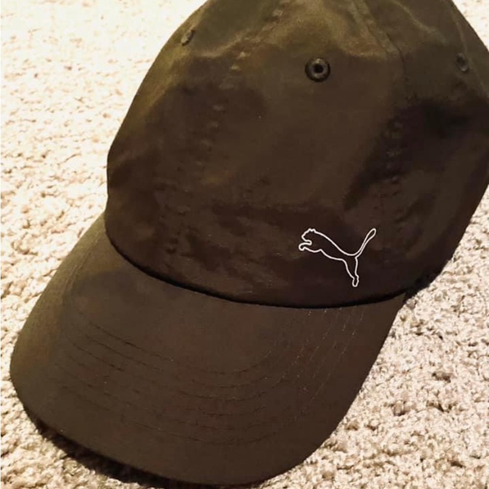 Puma dry fit/water proof material women’s adjustable army green hat women’s